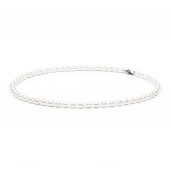 Colier perle naturale albe 45 cm si argint DiAmanti FCW365-G